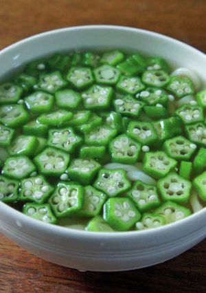 オクラと生姜の冷製うどん-レシピのメイン写真