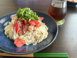 ツナとトマトの塩レモンそうめん