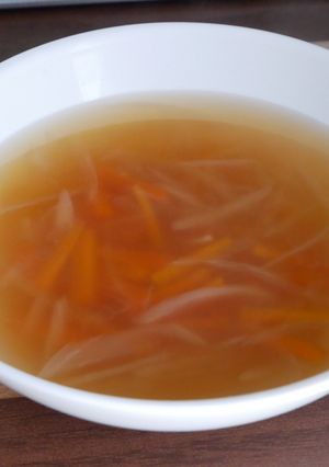 不器用椎茸戻し汁玉ねぎスープ-レシピのメイン写真