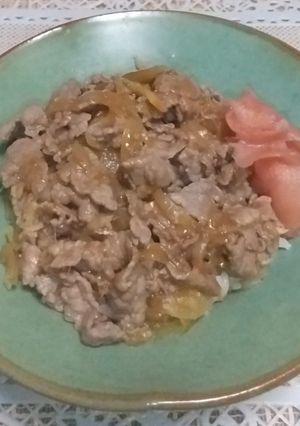 牛丼-レシピのメイン写真