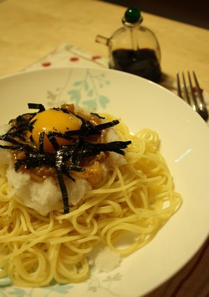 簡単☆なめたけおろしパスタ-レシピのメイン写真