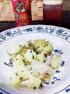 簡単じゃがいものサブジ(クミン炒めカレー-レシピのメイン写真