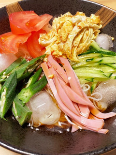 盛岡冷麺風 冷やし素麺-レシピのメイン写真