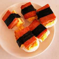 รูปของ かんたんあっさりポークおにぎり