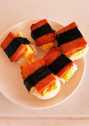 かんたんあっさりポークおにぎり-レシピのメイン写真