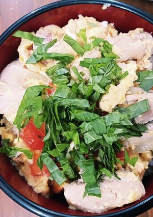 塩麹とトマトのさっぱり親子丼-レシピのメイン写真