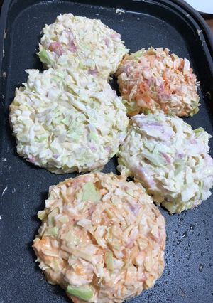 【お手軽】カリふわバラエティお好み焼き-レシピのメイン写真