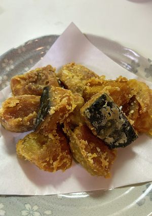かぼちゃの唐揚げ！-レシピのメイン写真