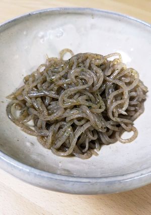 糸こんにゃくの炒め物、青のり入り-レシピのメイン写真