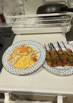 オープントースター焼き鳥です-レシピのメイン写真