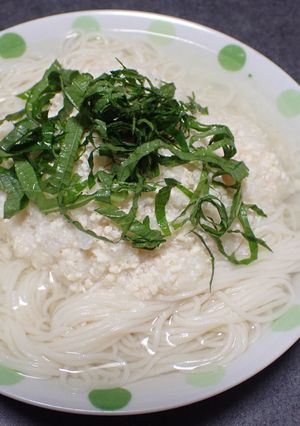 鶏ひき肉と大根おろしの塩そうめん-レシピのメイン写真
