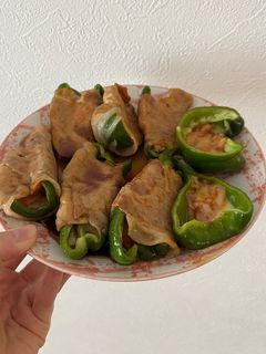 美味しすぎる♡ピーマンのキムチーズ肉巻き-レシピのメイン写真