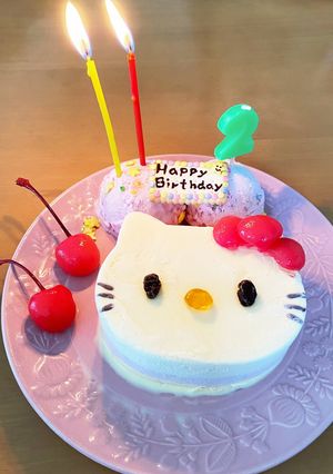 キティちゃん アイスケーキ-レシピのメイン写真