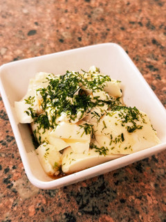 冷奴は青のりとだし醤油で食うのが旨い-レシピのメイン写真