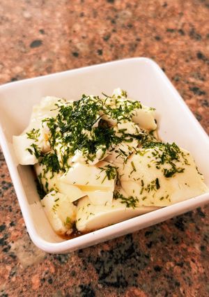冷奴は青のりとだし醤油で食うのが旨い-レシピのメイン写真