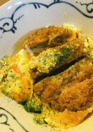 市販カツ●ゴーヤーチャンプルーカツ丼-レシピのメイン写真