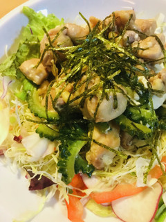 市販サラダ●鶏肉&ゴーヤーソテーのソース-レシピのメイン写真