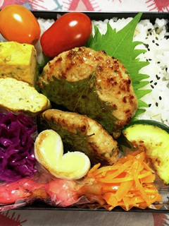 7/22ヨッチャン☆つくねバーグ弁当-レシピのメイン写真