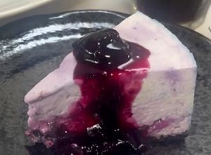 【動画有】ブルーベリーレアチーズケーキ-レシピのメイン写真