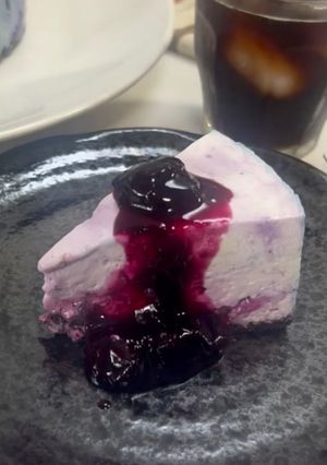 【動画有】ブルーベリーレアチーズケーキ-レシピのメイン写真