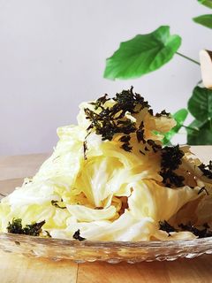 あと1品☆韓国キャベツサラダ☆韓国のり-レシピのメイン写真