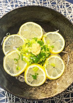 【DAISO材料】白トリュフレモン蕎麦-レシピのメイン写真