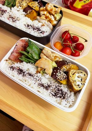 20240722娘ちゃん息子っちのお弁当-レシピのメイン写真