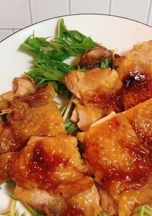 レンジで作る「照り焼きチキン」-レシピのメイン写真