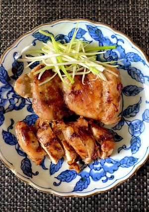 鶏もも肉の黒酢山椒漬け　ホイル焼き-レシピのメイン写真