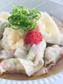冷製水餃子ほうじ茶スープ-レシピのメイン写真
