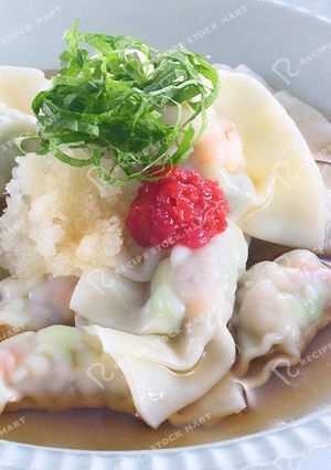 冷製水餃子ほうじ茶スープ-レシピのメイン写真