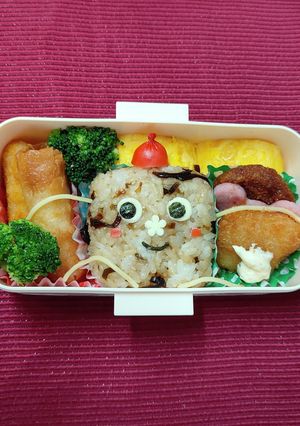 大谷石のオブジェちゃんキャラ弁-レシピのメイン写真