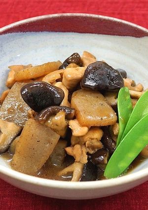 　鶏肉・しいたけ・こんにゃくの炒め煮-レシピのメイン写真