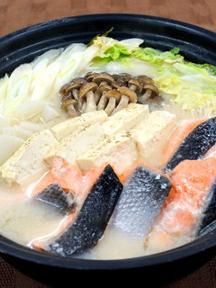 鮭で作る♪酒粕鍋-レシピのメイン写真