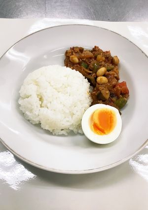 【メロンの会】トマトひき肉カレー-レシピのメイン写真