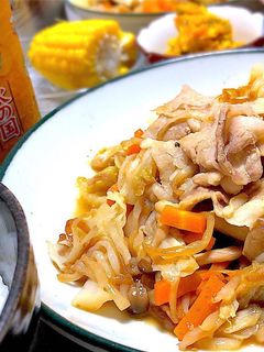 【火の国ぽん酢】野菜たっぷりポン酢炒め-レシピのメイン写真