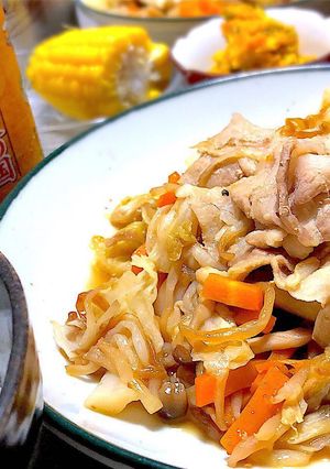 【火の国ぽん酢】野菜たっぷりポン酢炒め-レシピのメイン写真