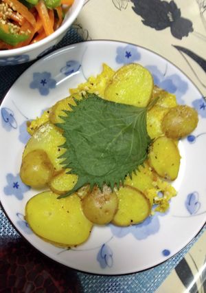 大葉のスライスじゃがいもガレット風-レシピのメイン写真