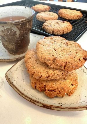 小麦粉とバター不使用ヘルシークッキー-レシピのメイン写真