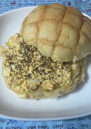 タマゴ・メロンパンサンド-レシピのメイン写真
