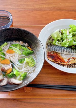 余り野菜のワンパンフォー-レシピのメイン写真