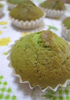 簡単♪抹茶みるくカップケーキ-レシピのメイン写真