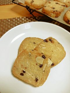 ★低糖質!チョコ入りアーモンドクッキー♪-レシピのメイン写真