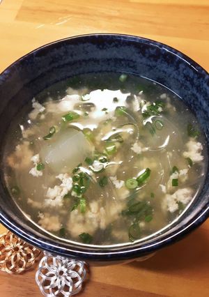 給食の「冬瓜煮」♡春雨とトローリ-レシピのメイン写真