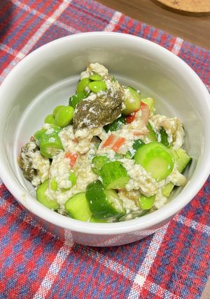 夏野菜コロコロサラダ-レシピのメイン写真