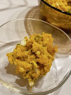 時短!パルメザンチーズ香る南瓜サラダ-レシピのメイン写真