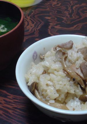 鶏としめじの混ぜご飯-レシピのメイン写真