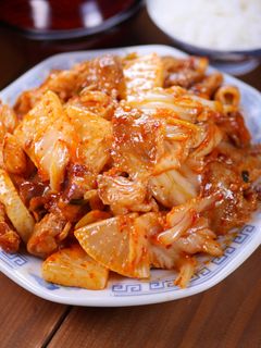 豚バラ大根の豚キムチ炒め(炒め物のコツ)-レシピのメイン写真