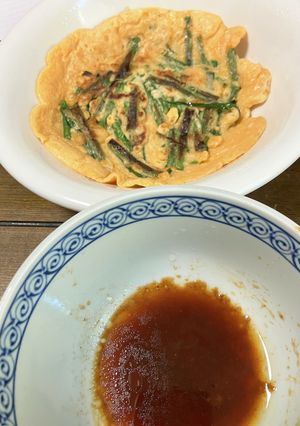 簡単　ネギ焼きお好み焼き風-レシピのメイン写真