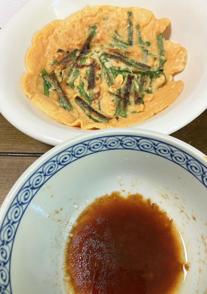 簡単　ネギ焼きお好み焼き風-レシピのメイン写真